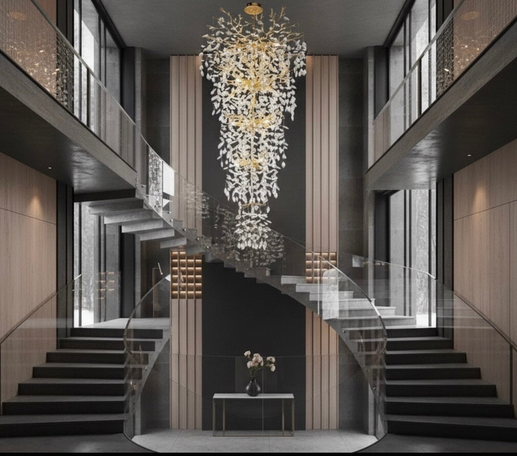 Luminis Crystal Tiered Chandelier