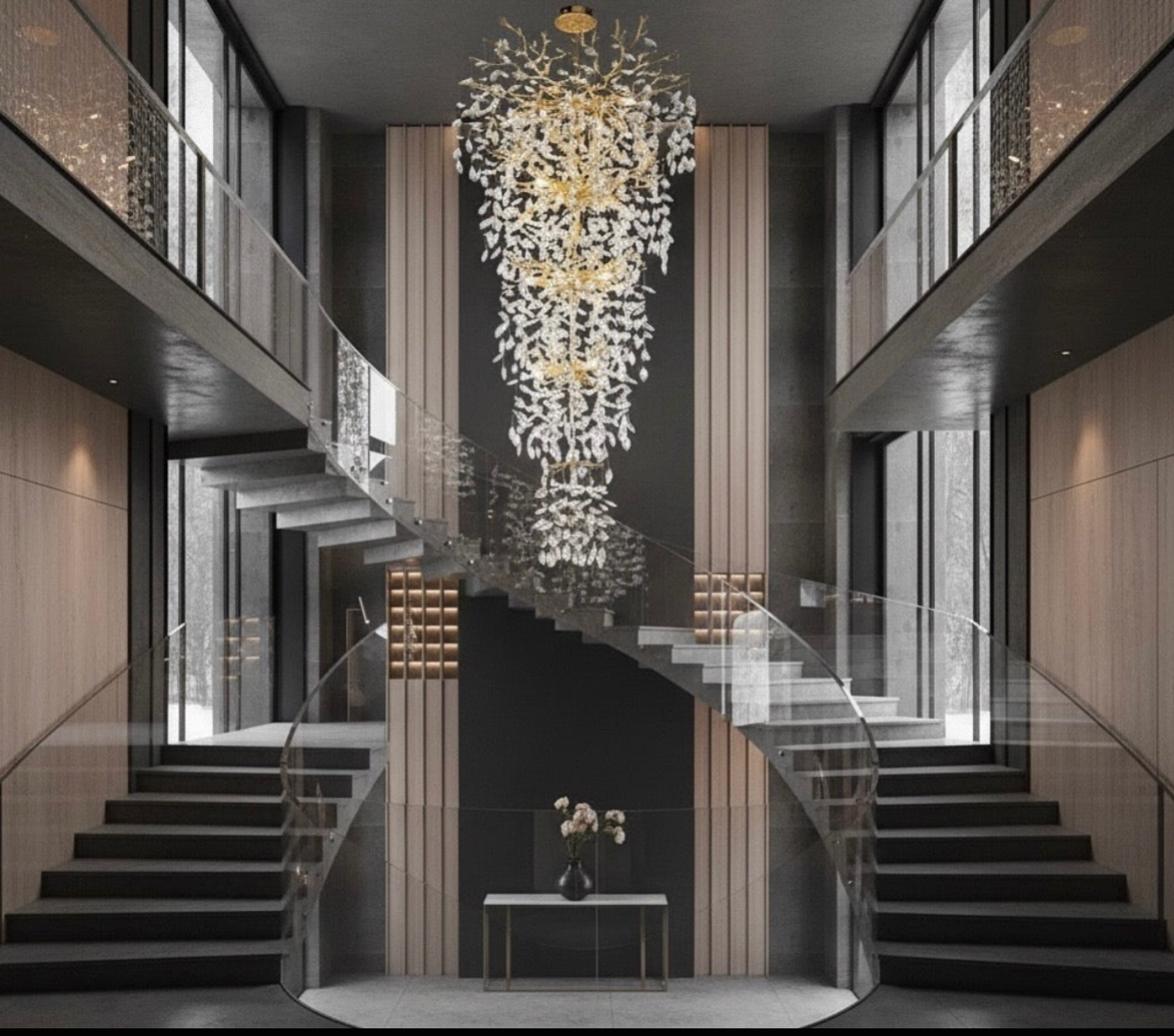 Luminis Crystal Tiered Chandelier