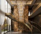 Luminis Crystal Tiered Chandelier