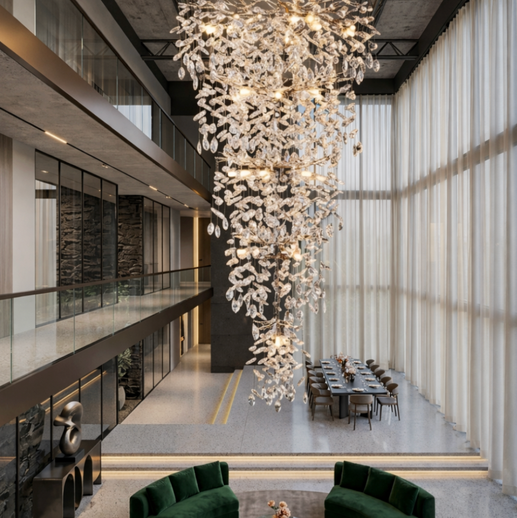 Luminis Crystal Tiered Chandelier