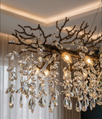 Linea Rectangular Crystal Chandelier